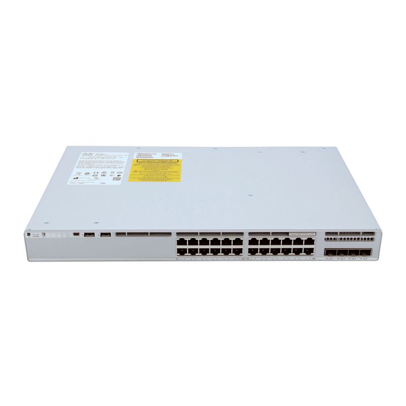 CISCO - SWITCH CATALYST CISCO 9200L 24PUERTOS COLOR GRIS PN C9200L-24P-4X-E