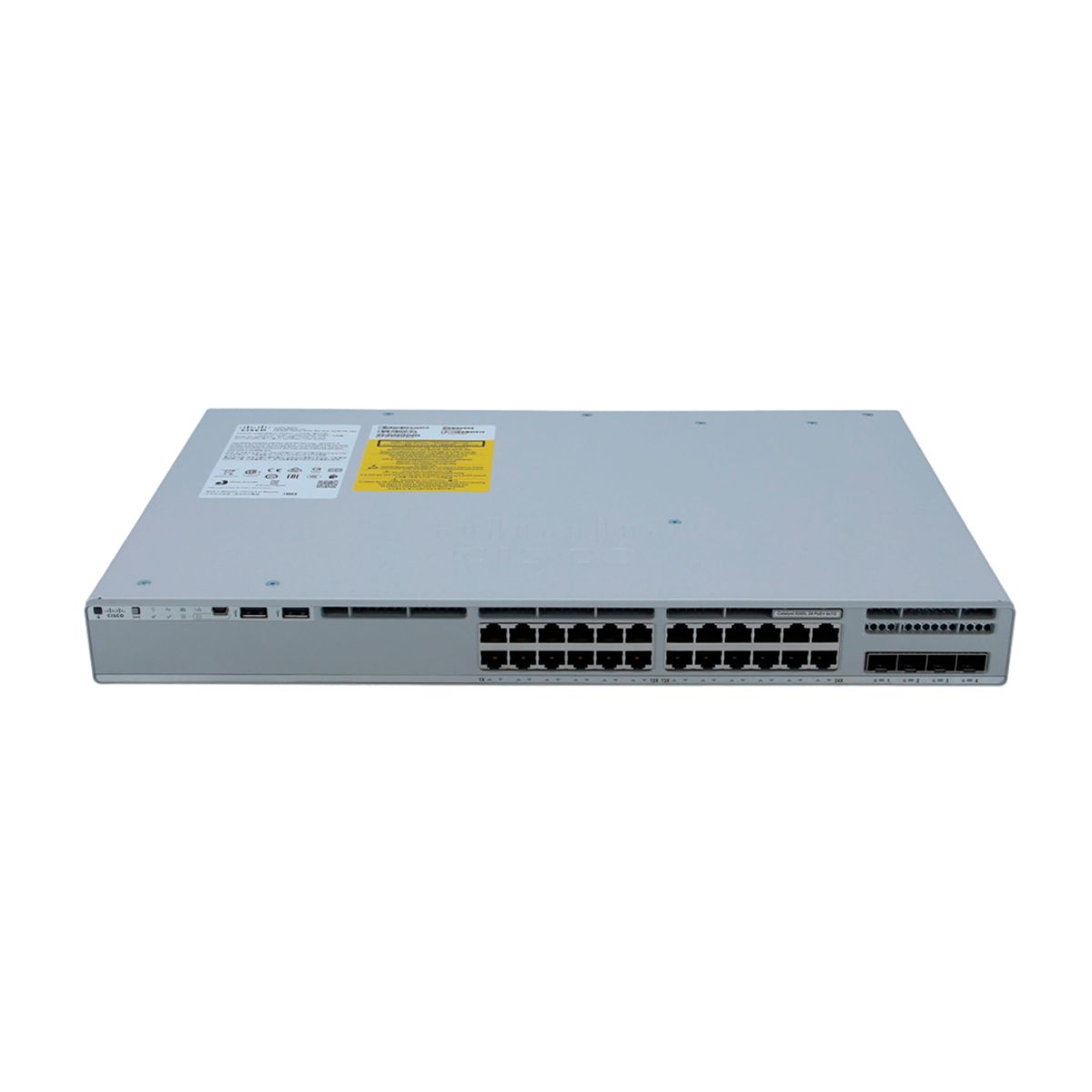 CISCO - SWITCH CISCO CATALYST 9200L 24 PUERTOS COLOR GRIS PN C9200L-24P-4G-E