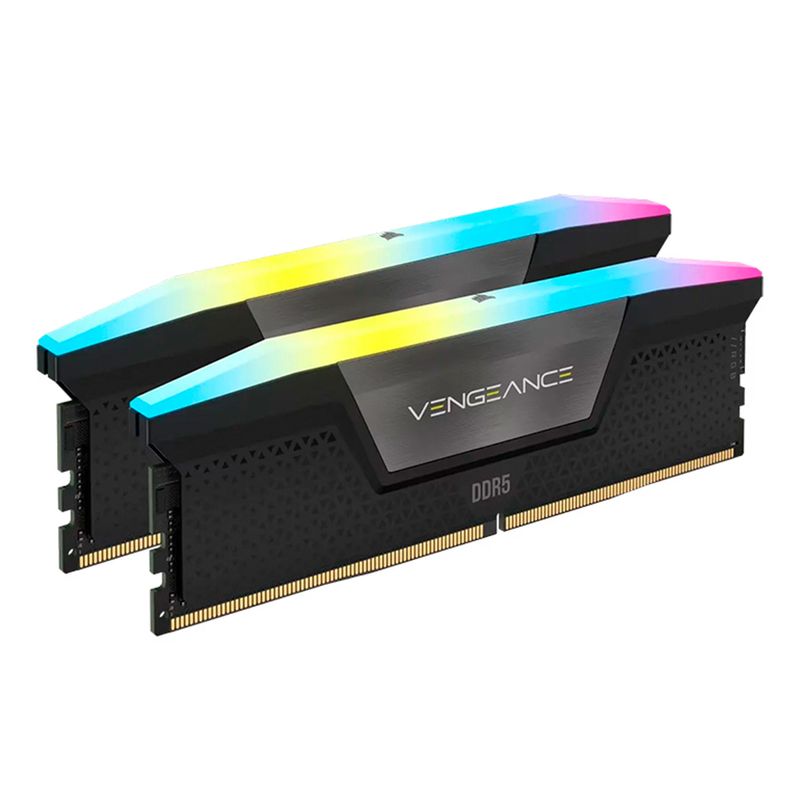 CORSAIR - memoria ram corsair vengeance rgb 32 gb ddr5 6400 pn ME32CMX5M2B64RN