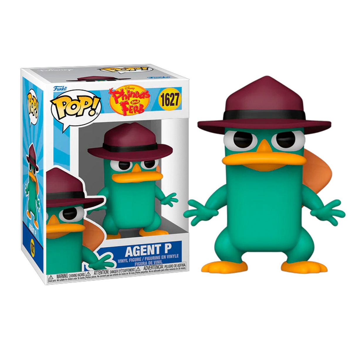FUNKO - Funko Pop Phineas & Ferb - Agente Perry 1627