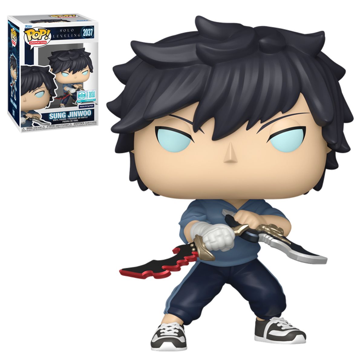 FUNKO - Funko Pop Solo Leveling - Sung Jin Woo con Dagas Limitado a 9500pcs 2037