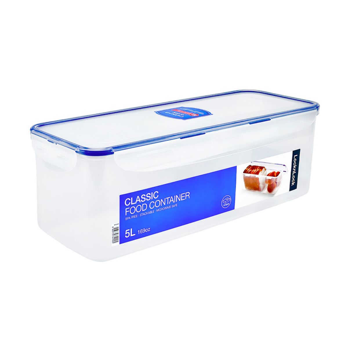 LOCK & LOCK - Envase Hermético Rectangular Para Pan 5L