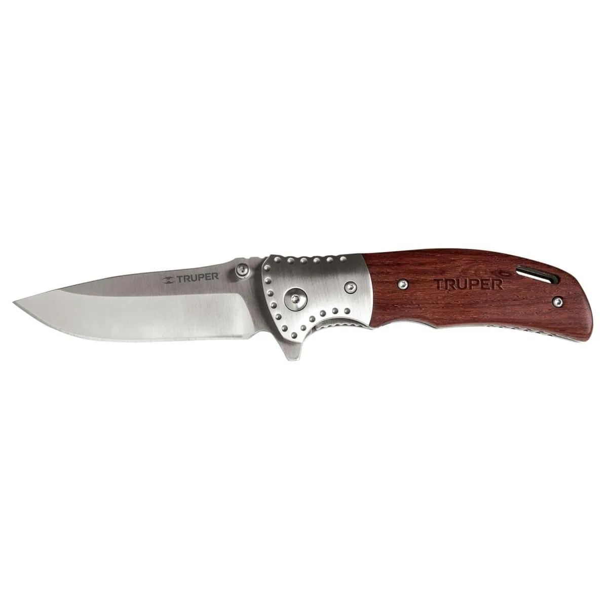 TRUPER - Navaja abatible 4 1/2'' mango de madera Truper
