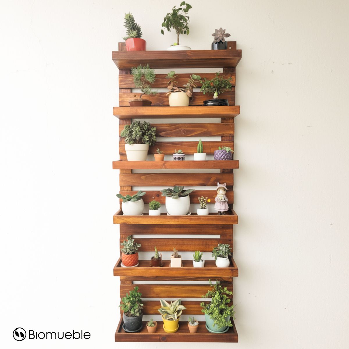 GENERICO - Jardinera Vertical Éden de Madera Reciclada