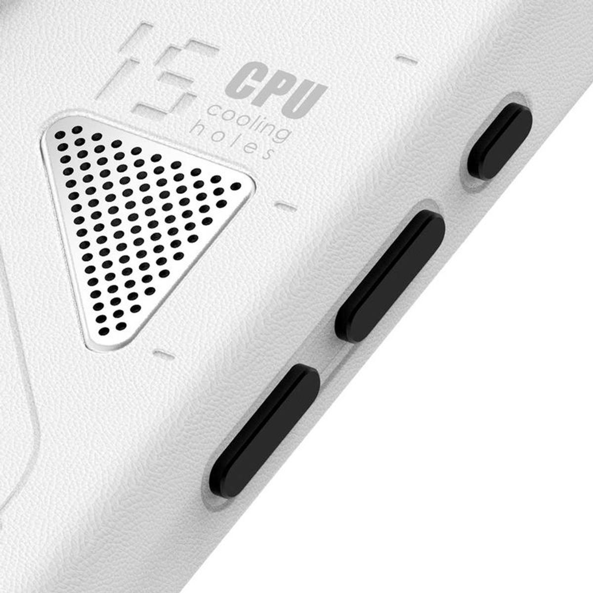 AULUMU - Case Aulumu Magnético Cuero iPhone 15 Pro Sistema Enfriamiento Blanco