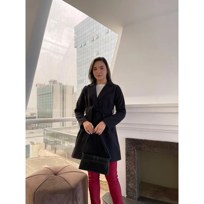 ALLEZ COLLECTION - ABRIGO MONACO PETITE - CON CINTURON