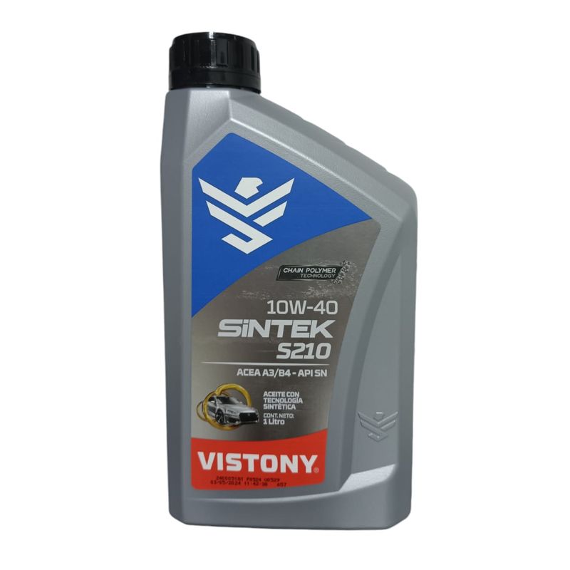 VISTONY - ACEITE VISTONY SINTEK S210 10W-40 - 1 cuarto (946 ml)