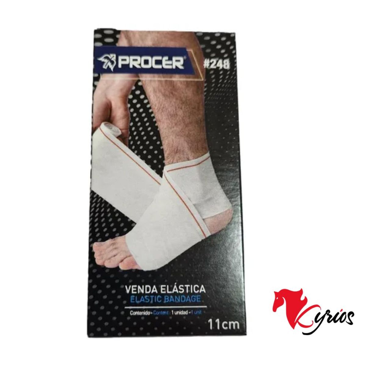 VENDAS DEPORTIVAS PARA BOX,FUTBOL,GYM DE 10 CM X 3 MTS NEGRO, marca NO LOGO - Foto 2