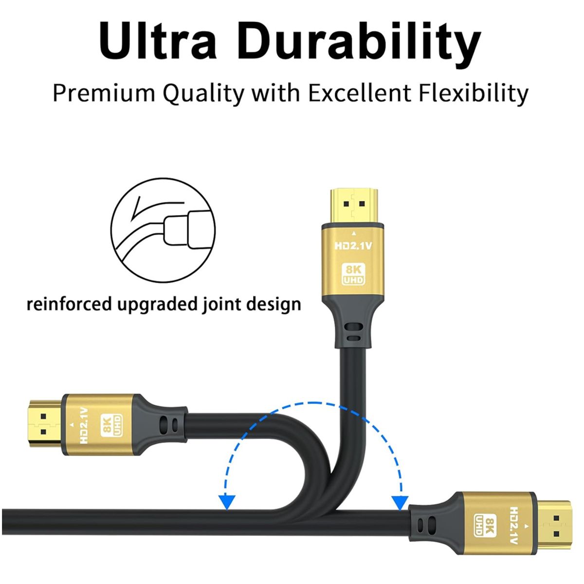 GENERICO - Cable Hdmi 8K 2.1 15 Metros 48gbps 60Hz 4k 120Hz ULTRA HD HDR PVC
