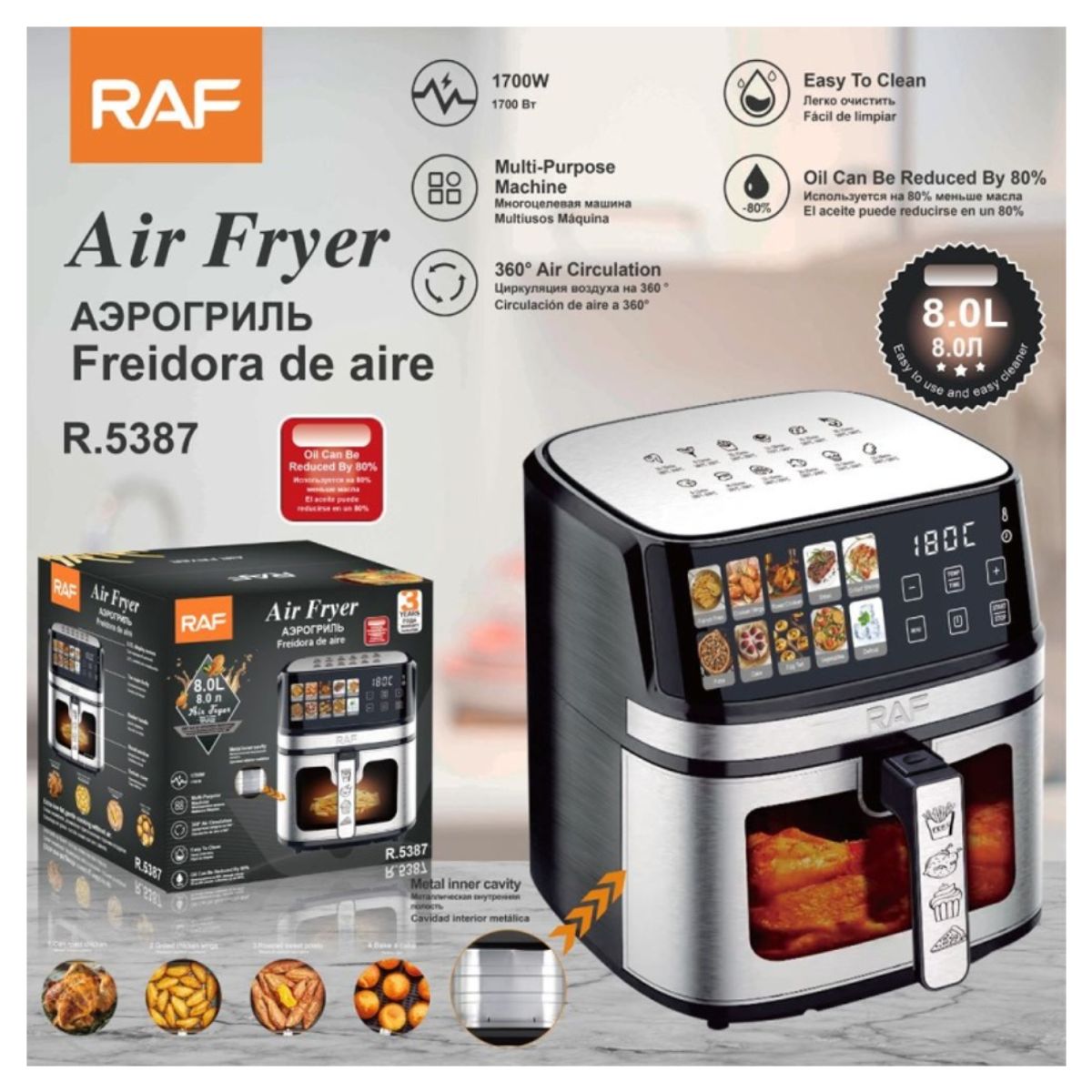 GENERICO - FREIDORA ELÉCTRICA DE AIRE