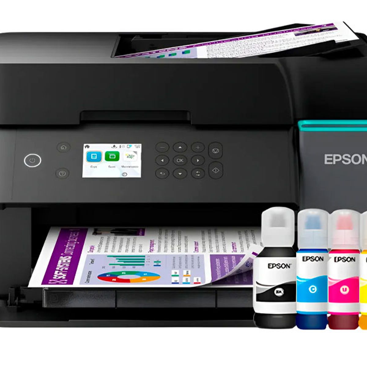 EPSON - Impresora Epson L6370 Multifuncional wifi ADF Duplex y Ethernet + Papel BOND