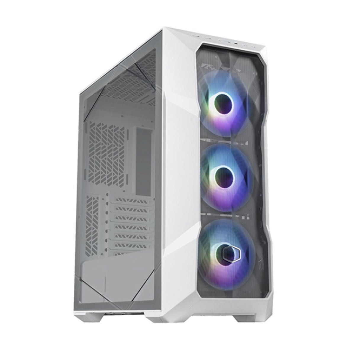 COOLER MASTER - Case Pc Cooler Master Td500 Mesh V2 Blanco - Mejor Ventilación Y Diseño Moderno Para Gamin