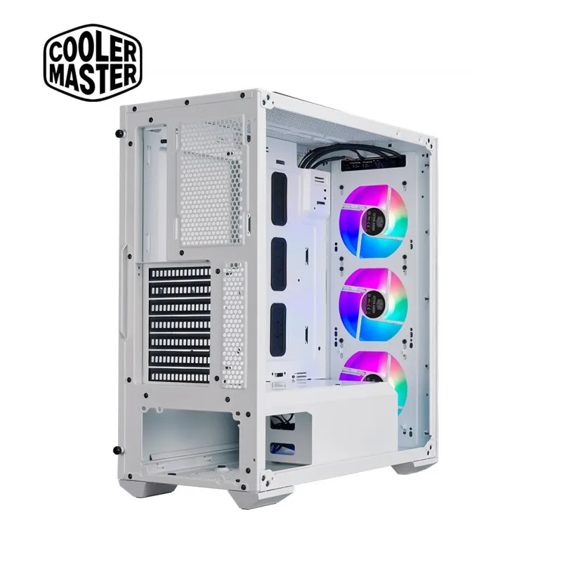 COOLER MASTER - CASE PC Cooler Master TD500 Mesh V2 Blanco - Mejor Ventilación y Dise