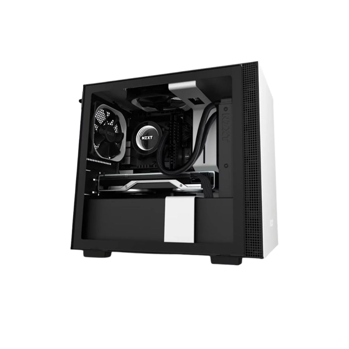 NZXT - Nzxt H210 Mini-Itx Case En Negro: Diseño Elegante, Compacto Y Versátil Para Tu Pc