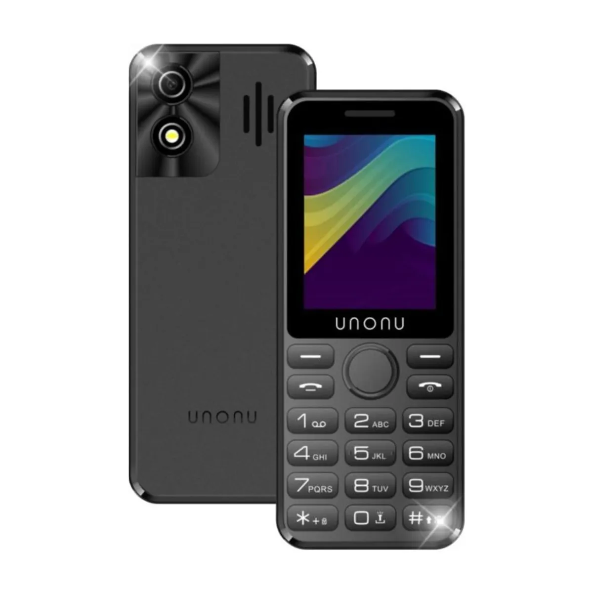 UNONU - Celular Unonu Snap 4G Negro Dual Sim - Potente Conectividad Y Rendimiento Ágil Para Tu Est