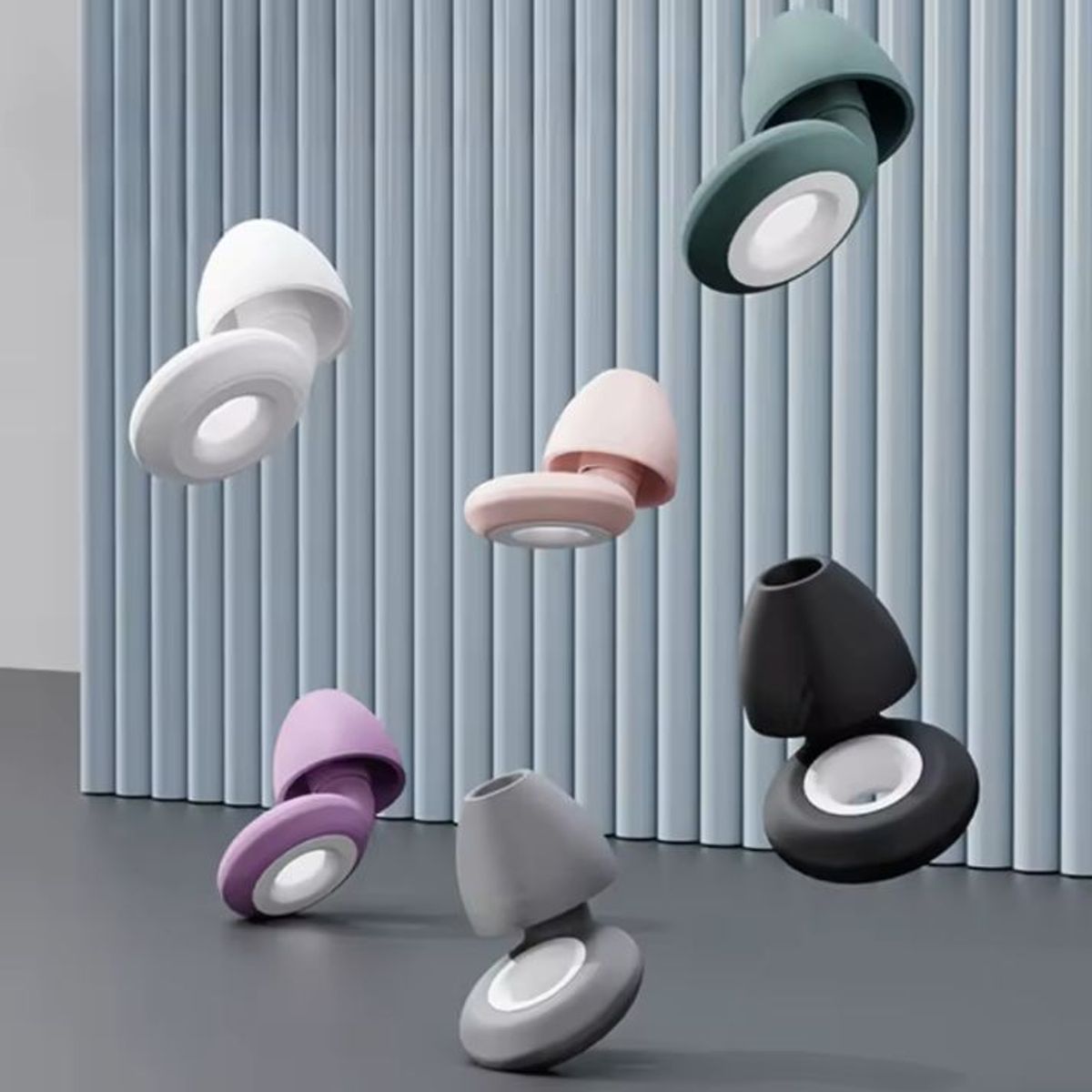 GENERICO - Tapones de Oídos Para Dormir Nadar y Viajar Reutilizables Ergonomico