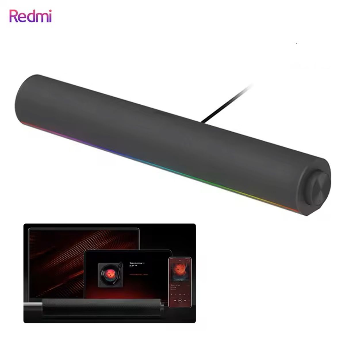 XIAOMI - Altavoz para Computadora Xiaomi luz LED RGB Gamer