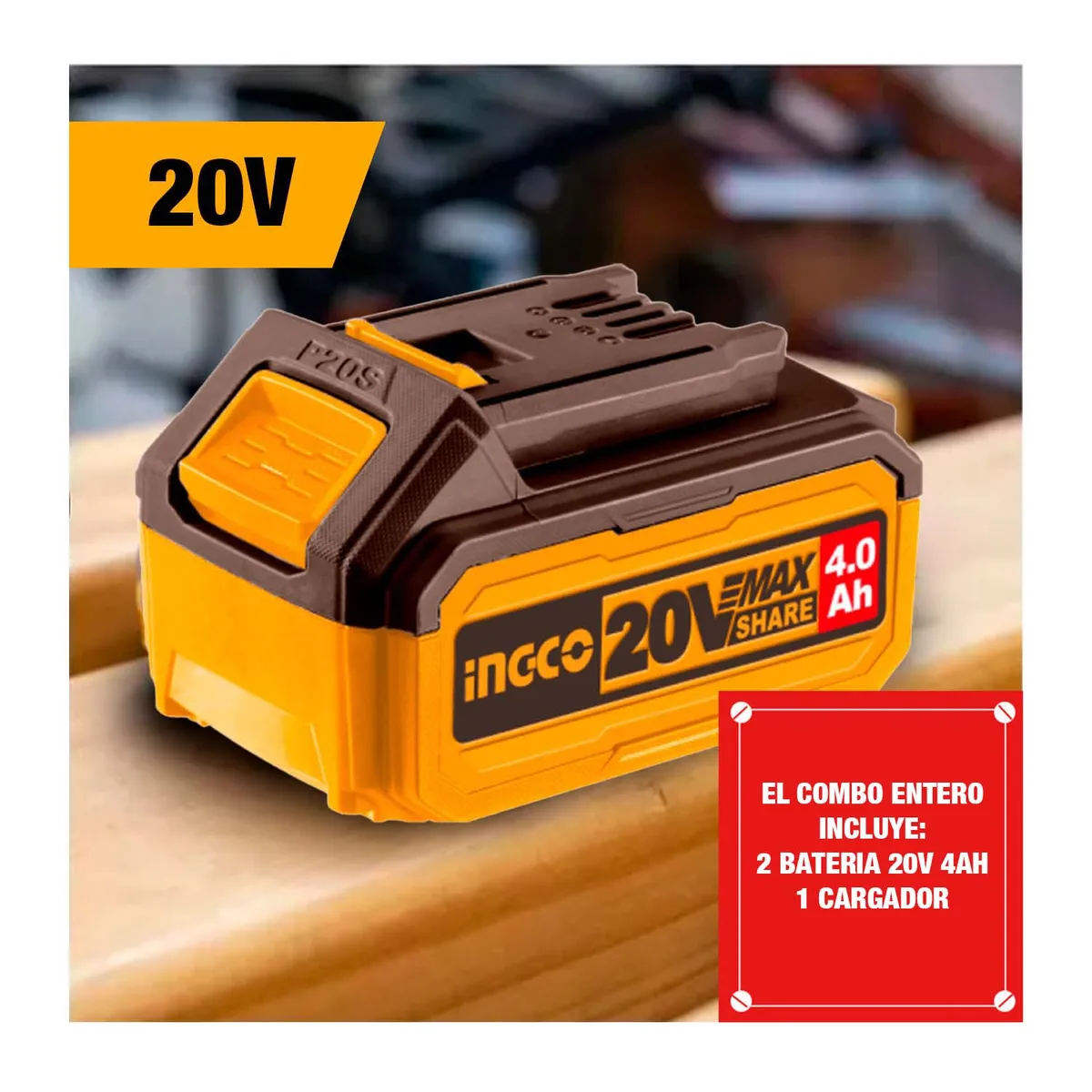 INGCO TOOLS - Combo Llave Impacto + Taladro + Amoladora Ingco Cosli241291