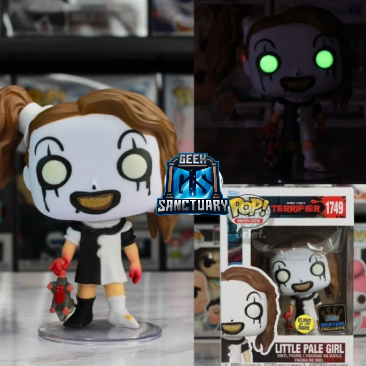 FUNKO - POP LITTLE PALE GIRL GLOW SPECIALTY SERIES TERRIFIER 1749