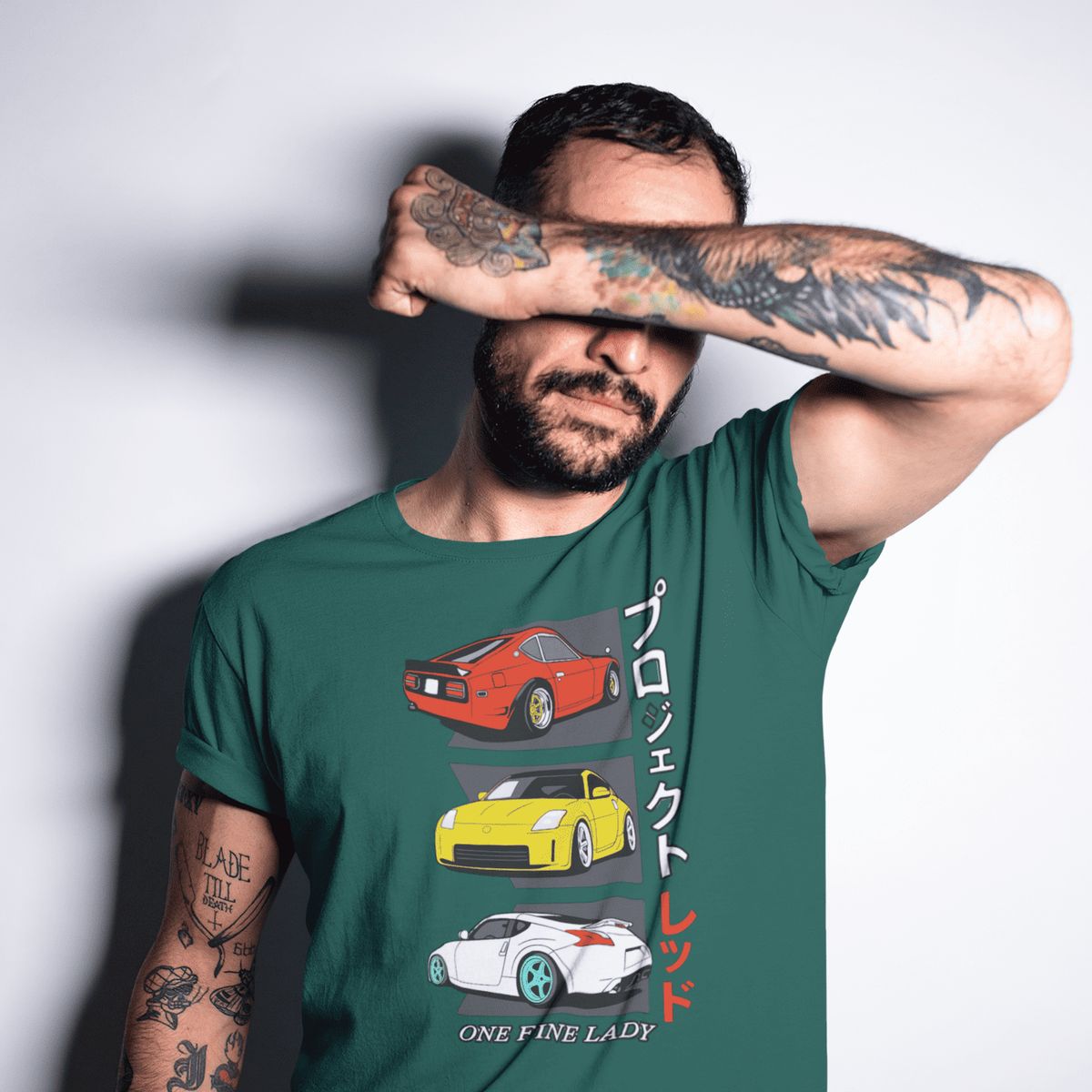 GENERICO - Polo Nissan 350Z Camiseta 240Z Carro Fairlady Algodon Peruano