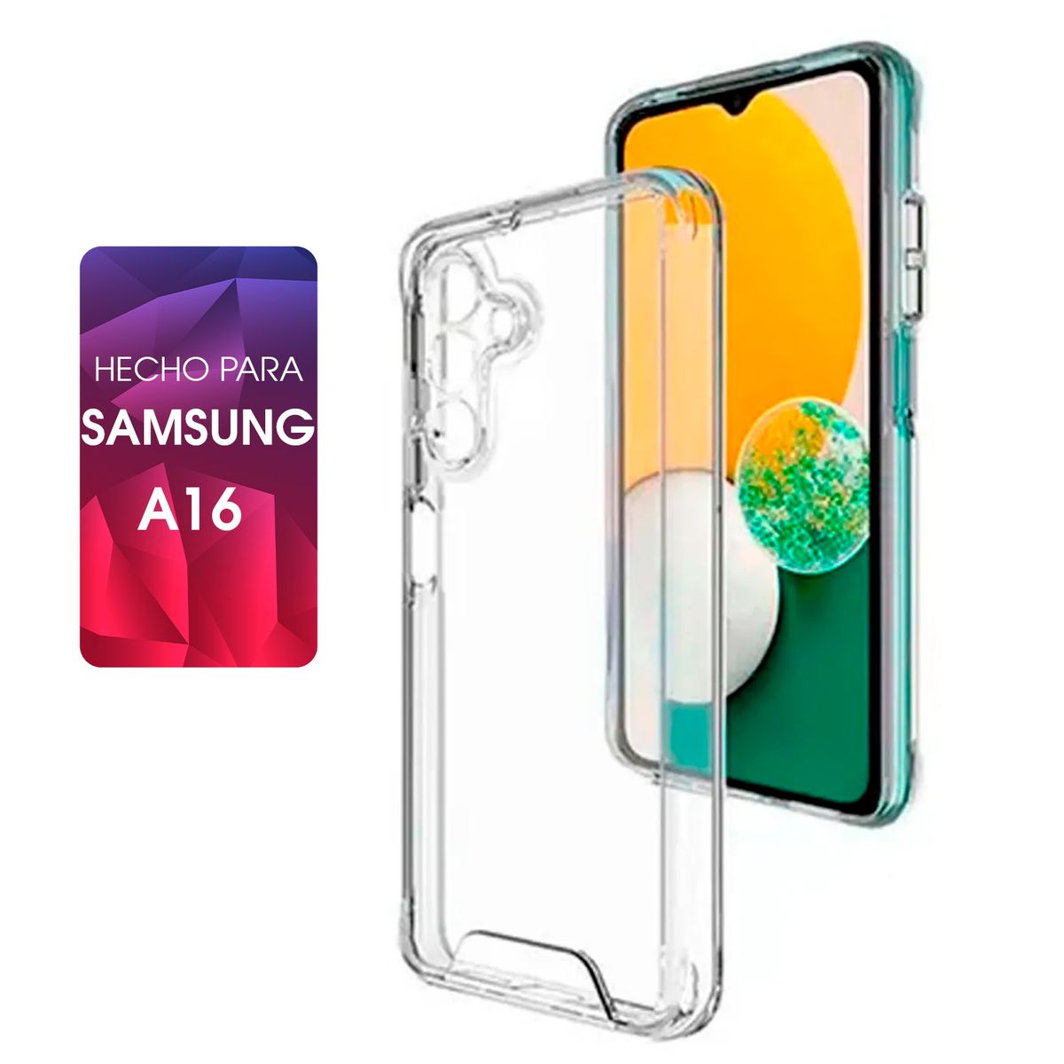 SPACE - Case Space Para Samsung A16 Transparente