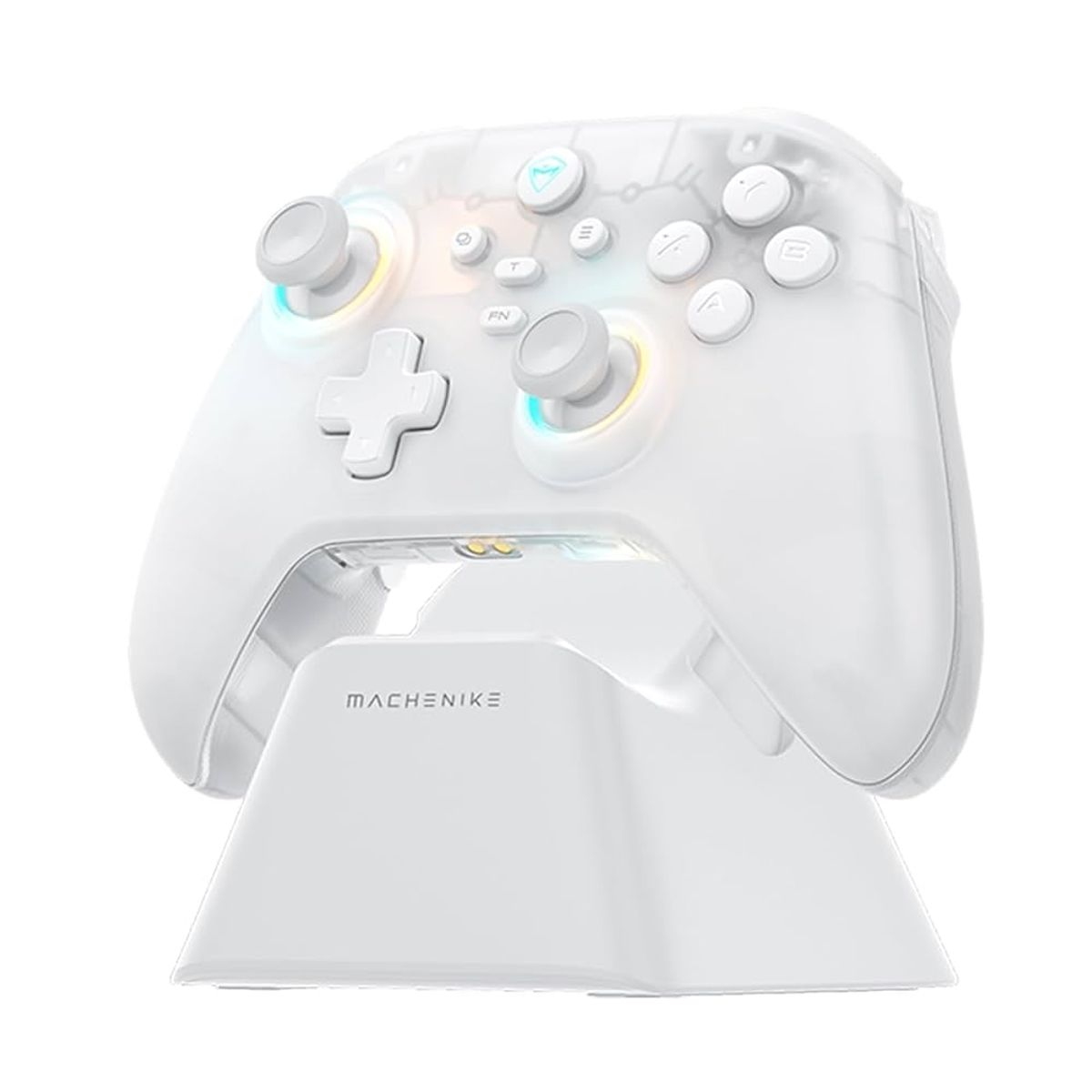 MACHENIKE - GAMEPAD MACHENIKE G3 V2 WHITE BASE RECARGABLE WIRELESS BLUETOOTH RGB