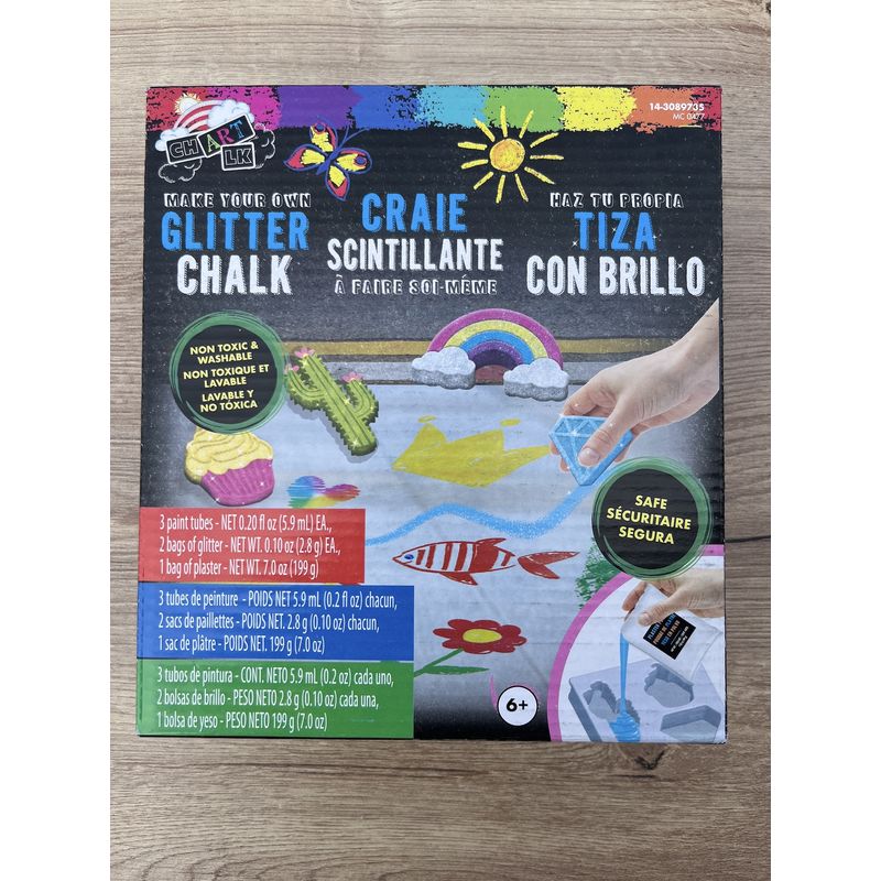 GENERICO - Kit Creacion de Tizas para Niñas Dibujar Arte Arcoiris