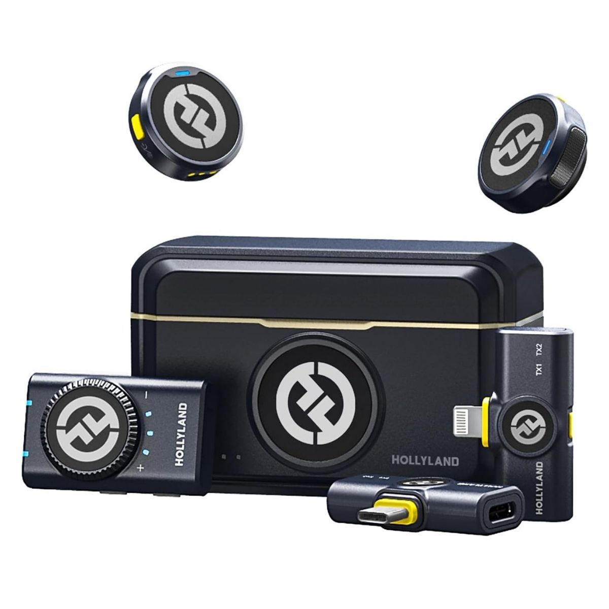 GENERICO - Hollyland - Micrófono Lavalier Lark M2 Combo For Android Iphone