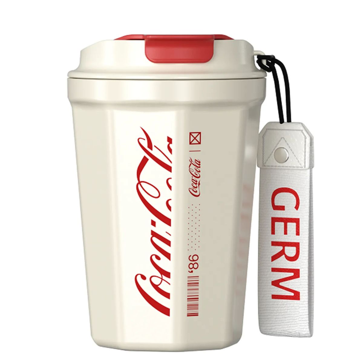GERM - Termo GERM Rombo Coca Cola Blanco 390ml Acero Inoxidable
