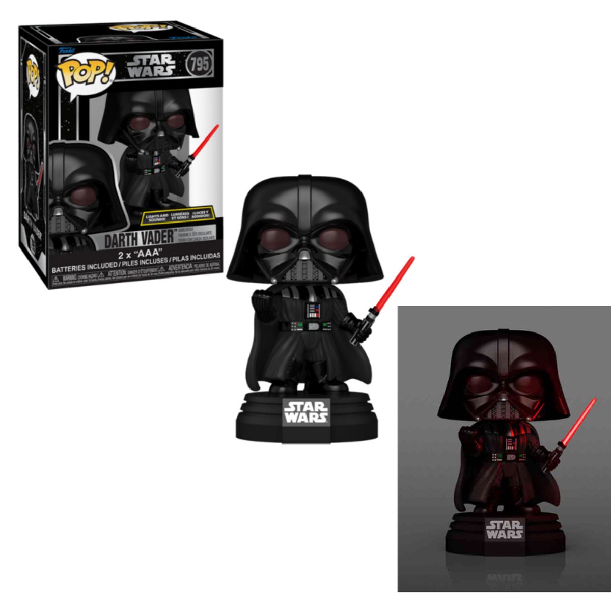 FUNKO - Funko Pop Darth Vader Luces y Sonidos