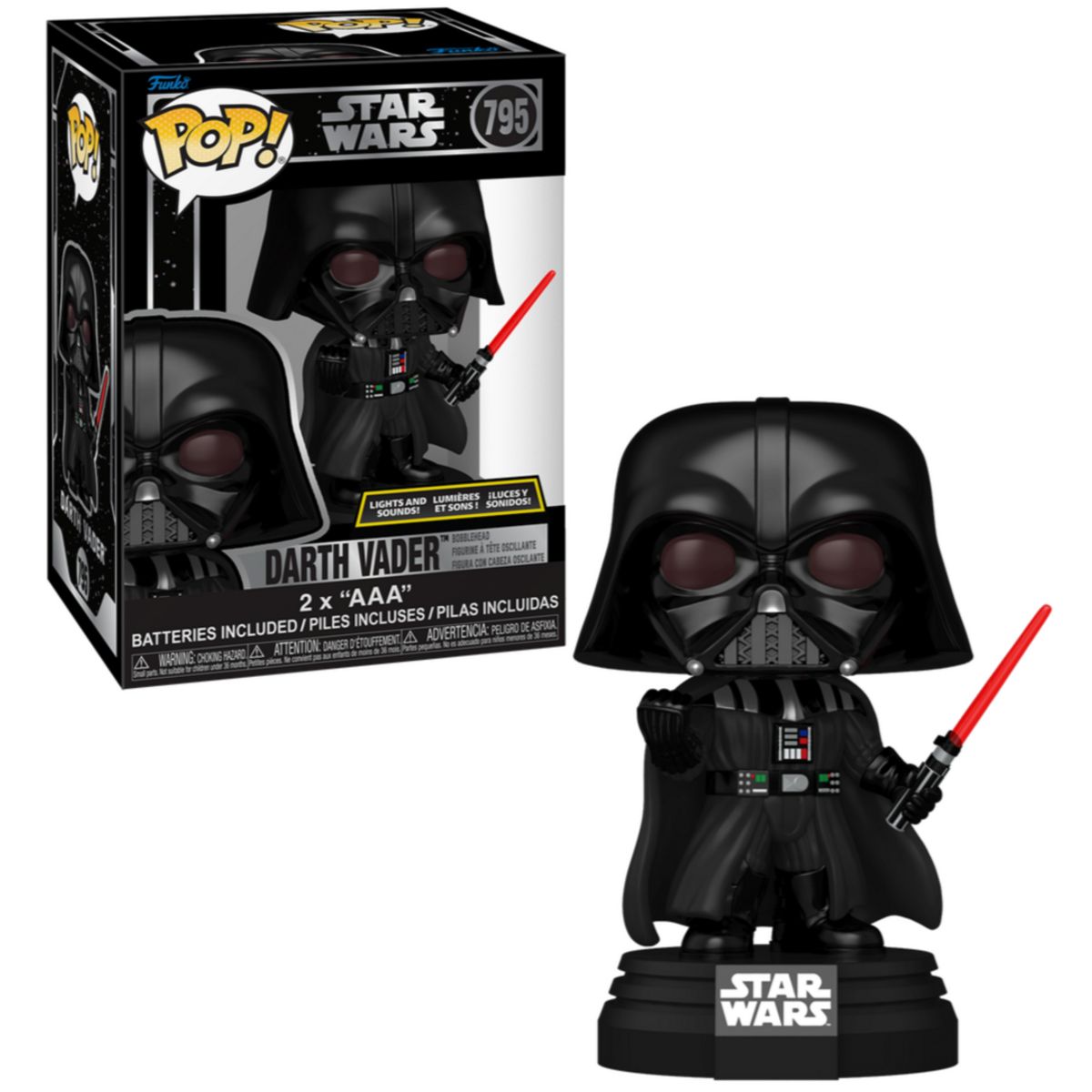 FUNKO - Funko Pop Darth Vader Luces y Sonidos