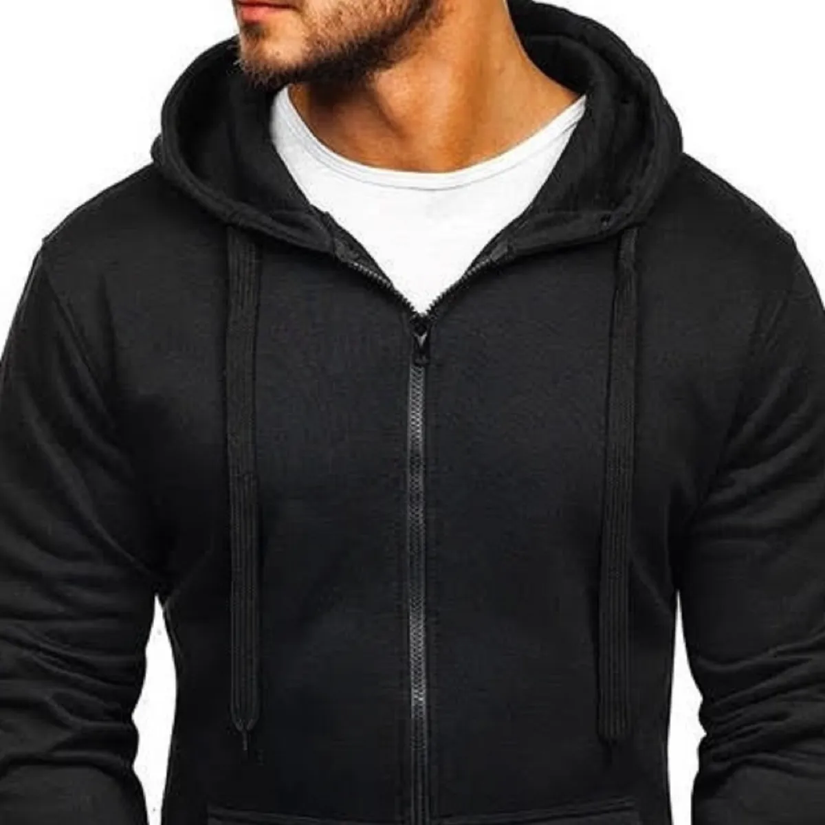 NEW YORK STARS - CASACA CON CAPUCHA NEGRA