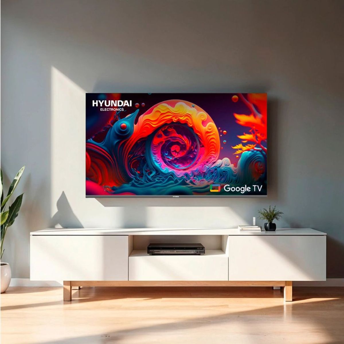 HYUNDAI - TELEVISOR SMART TV HYUNDAI QLED 55 HYLED5529QG - GOOGLE TV