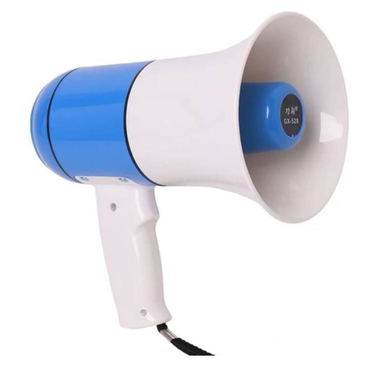 CAFINI - Megáfono 30W Sirena Grabadora USB Bluetooth Batería Recargable