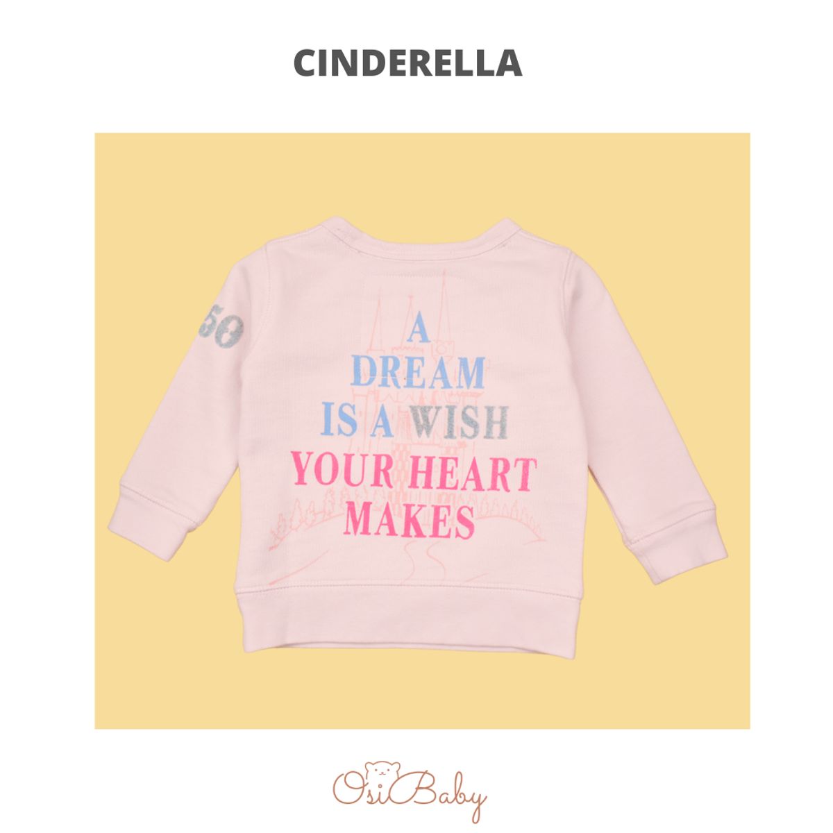 ALLEZ COLLECTION - POLERA BEBE CINDERELLA MUJER