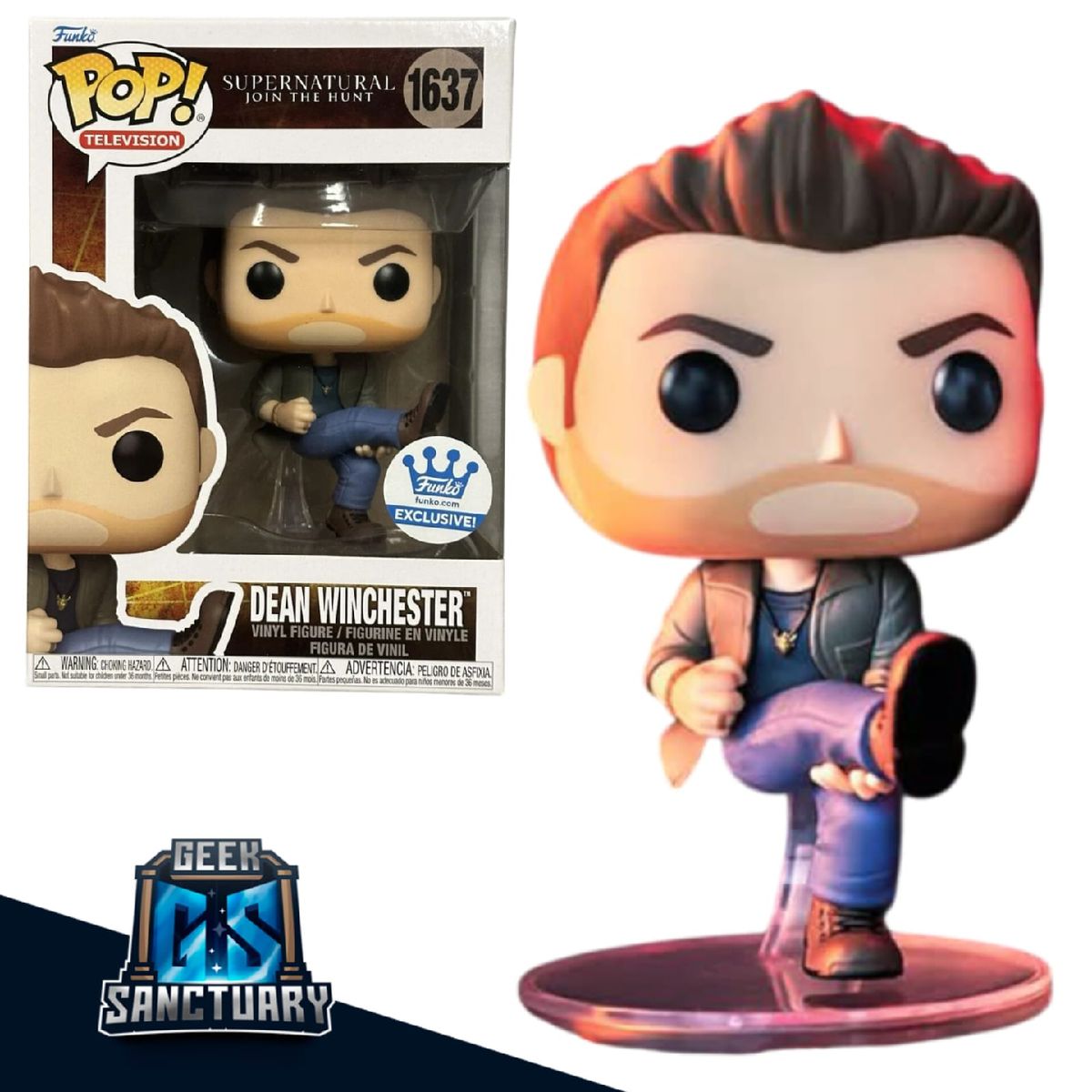 FUNKO - POP DEAN WINCHESTER FUNKO SHOP EXCLUSIVE SUPERNATURAL 1637
