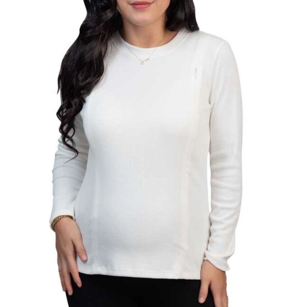 GENERICO - Polo de maternidad manga larga de lactancia