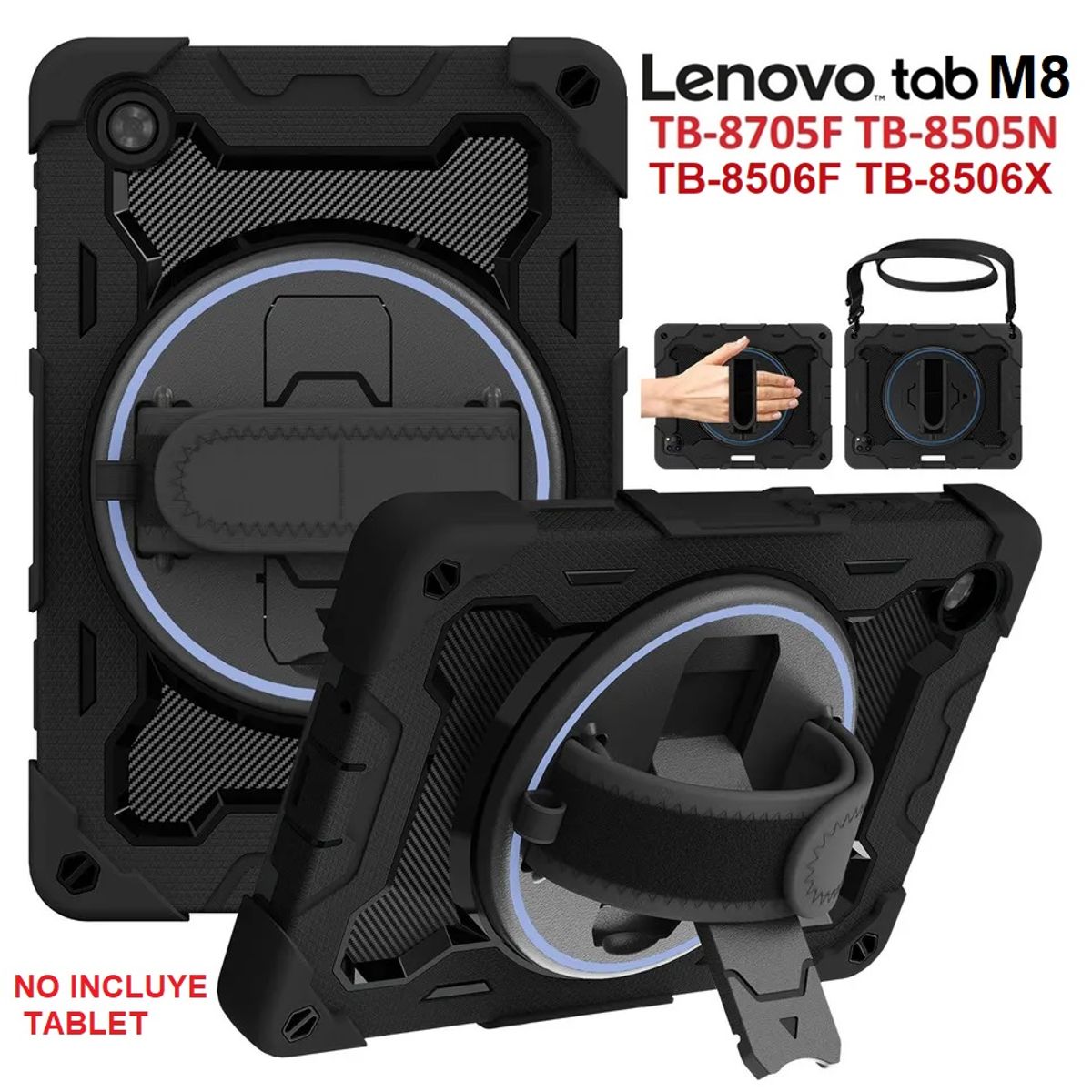 GENERICO - Funda Armor para Lenovo Tab M8 3era Gen TB-8506F 8506X Case Antigolpes