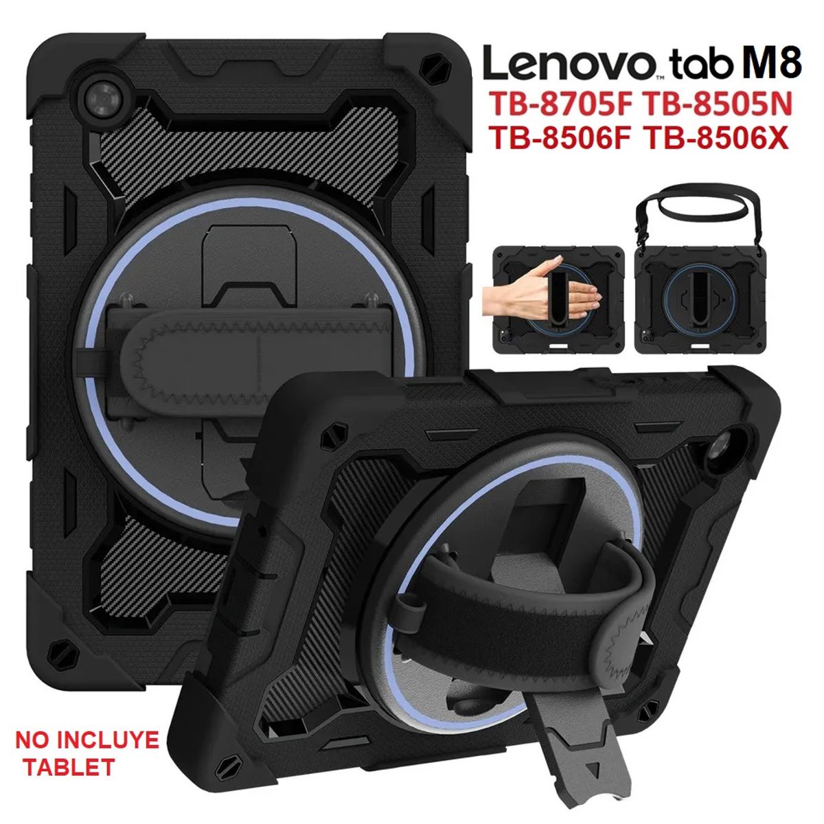 GENERICO - Funda Armor para Lenovo Tab M8 3era Gen TB-8506F 8506X Case Antigolpes