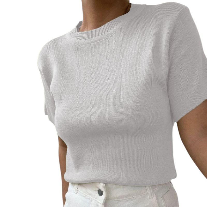 GENERICO - Polo Manga 35 Hilo Mujer Vino 359G-18 Color Perla