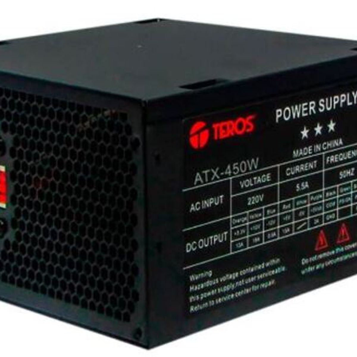 TEROS - FUENTE DE ALIMENTACIÓN TEROS ATX-450W ATX 115V  230V