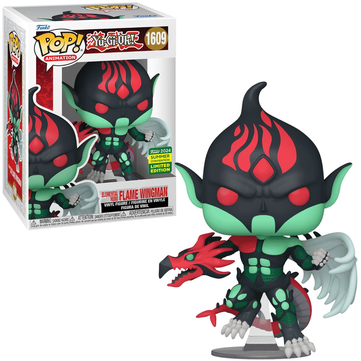 FUNKO - Elemental Hero Flame Wingman Funko Pop 1609 Yu Gi Oh SC 2024