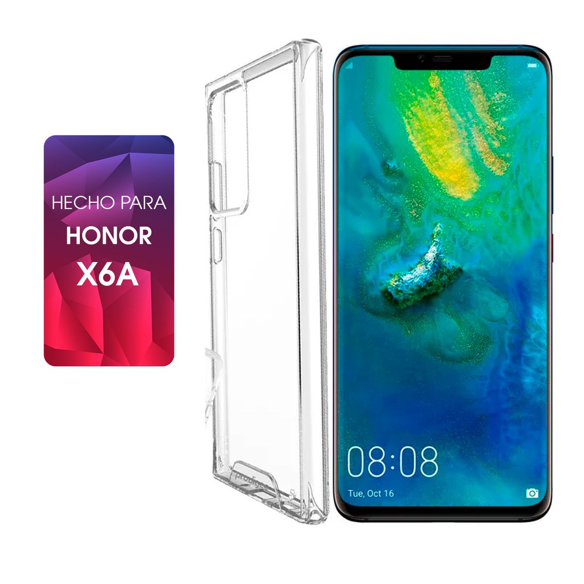 SPACE - Case Space Para Honor X6A Transparente