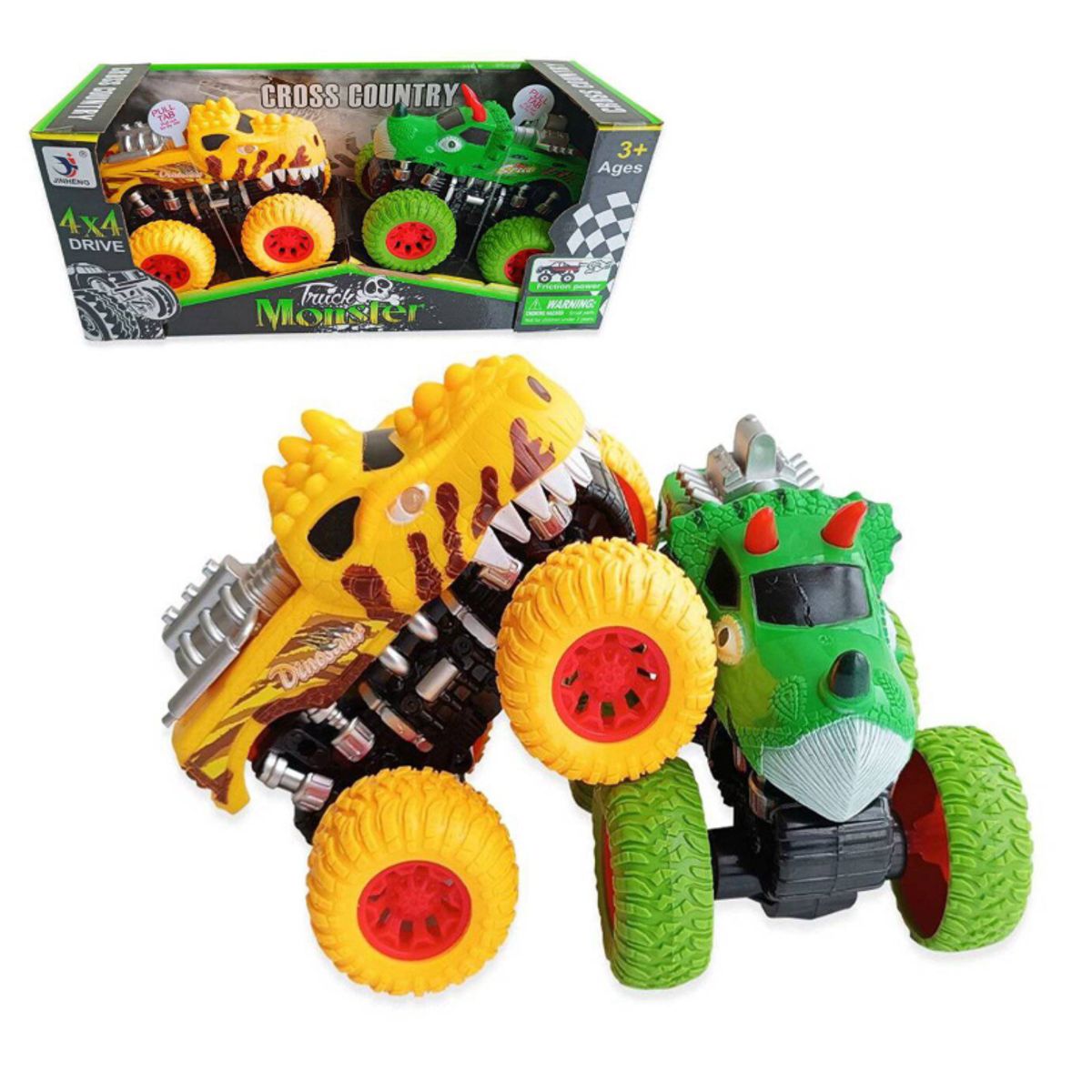 GENERICO - Juguete Carros Truck Monster con Luces y Sonido