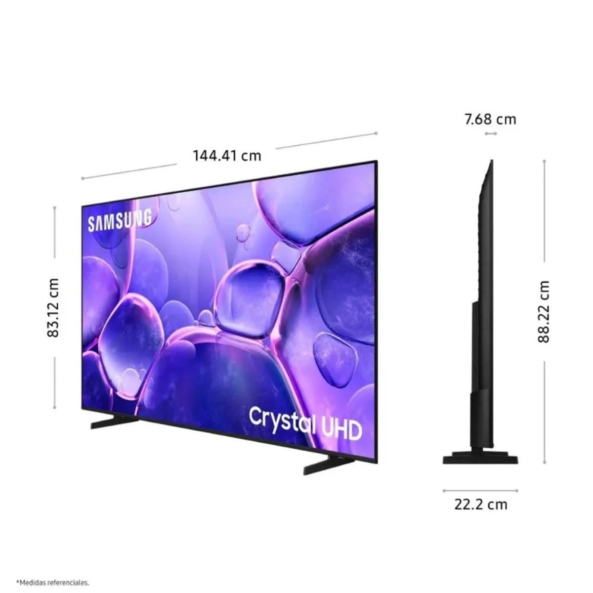 SAMSUNG - Televisor Samsung 65 UN65U8000F Crystal UHD Smart TV 2025 + Antena