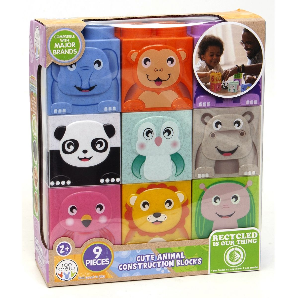 ROO CREW - Roo Crew Bloques De Construccion 9 Animalitos