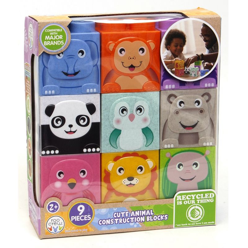 ROO CREW - Roo Crew Bloques De Construccion 9 Animalitos