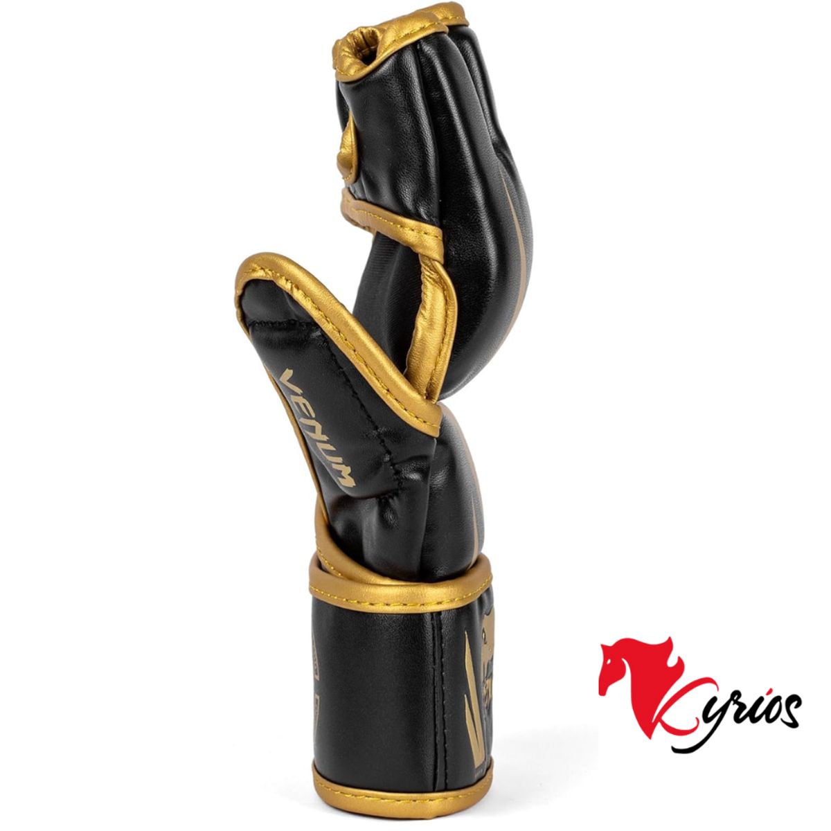 NO LOGO - GUANTES DE MMA VENUM IMPORTADO TALLA M DORADONEGRO