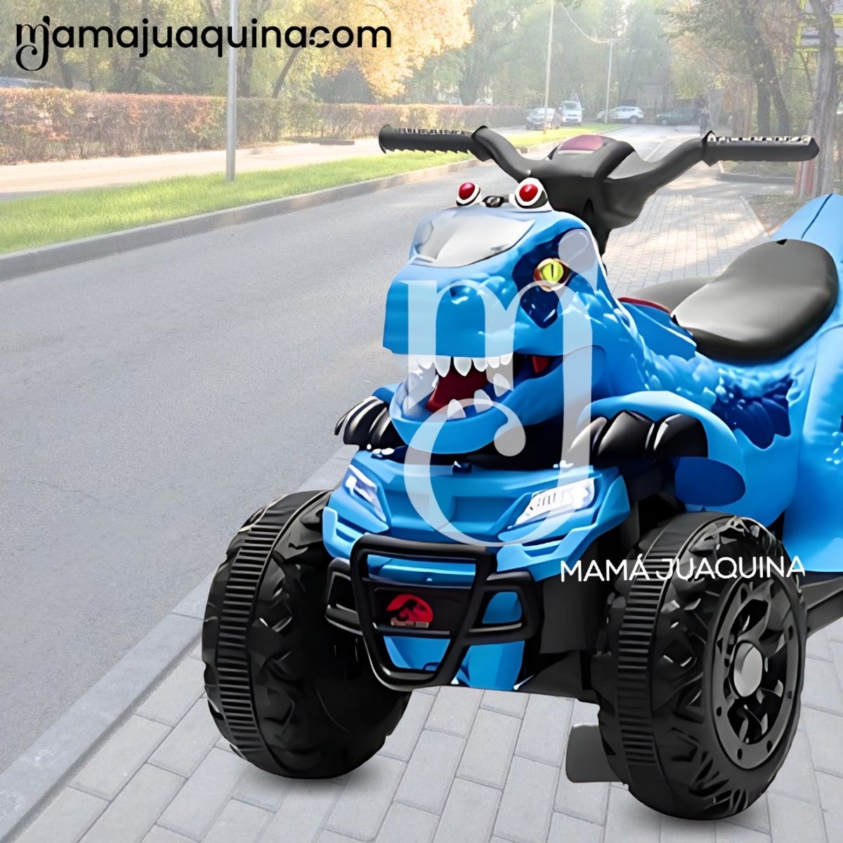 BEAUTIFUL - Cuatrimoto Mini a Batería para Niños «REX» Control Remoto Blue
