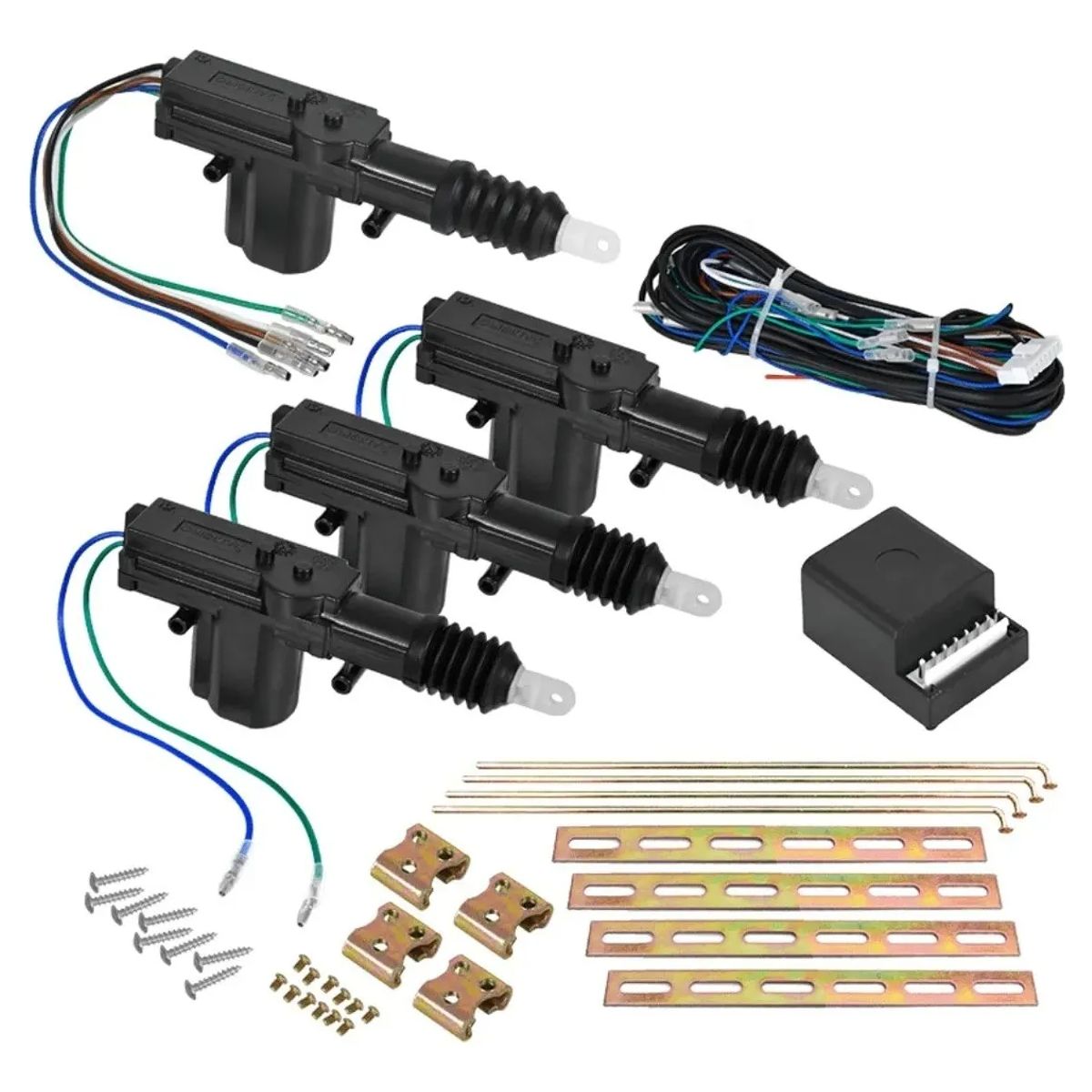 GENERICO - Set de Pestillos Eléctricos 12V Original 4pcs